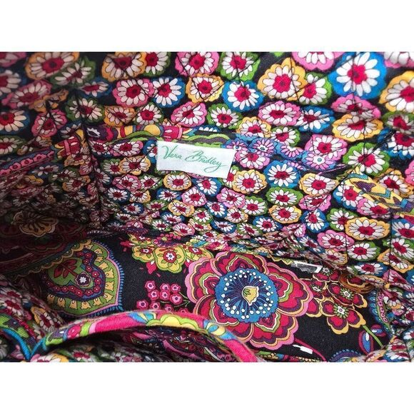 Vera Bradley Large Floral Print Handbag & Wallet Set - Picture 7 of 11